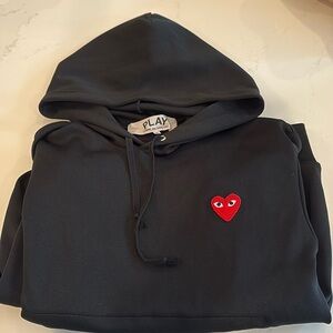 COMME des GARCONS PLAY Black Hoodie